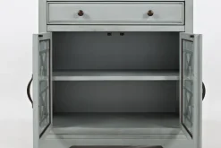 Skyy Media Console In Gray, 70 Inch