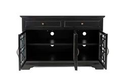 Skyy Media Console In Gray, 70 Inch