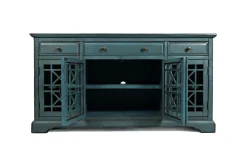 Skyy Media Console In Gray, 70 Inch