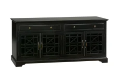 Skyy Media Console In Gray, 70 Inch