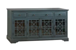 Skyy Media Console In Gray, 70 Inch