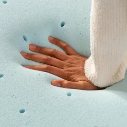 Sleepmor 3 Inch Gel Infused Ventilated Mattress Topper, Twin