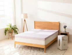 Sleepmor 2 Inch Lavender Infused Mattress Topper, Twin
