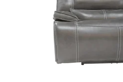 Sofia 3 Piece 3 Power Sectional In Brown Leather