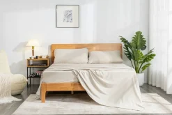 Soft Wash Sheets In White, Twin