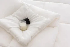 Soft Washed Down Alternative Comforter In Gray, Queen