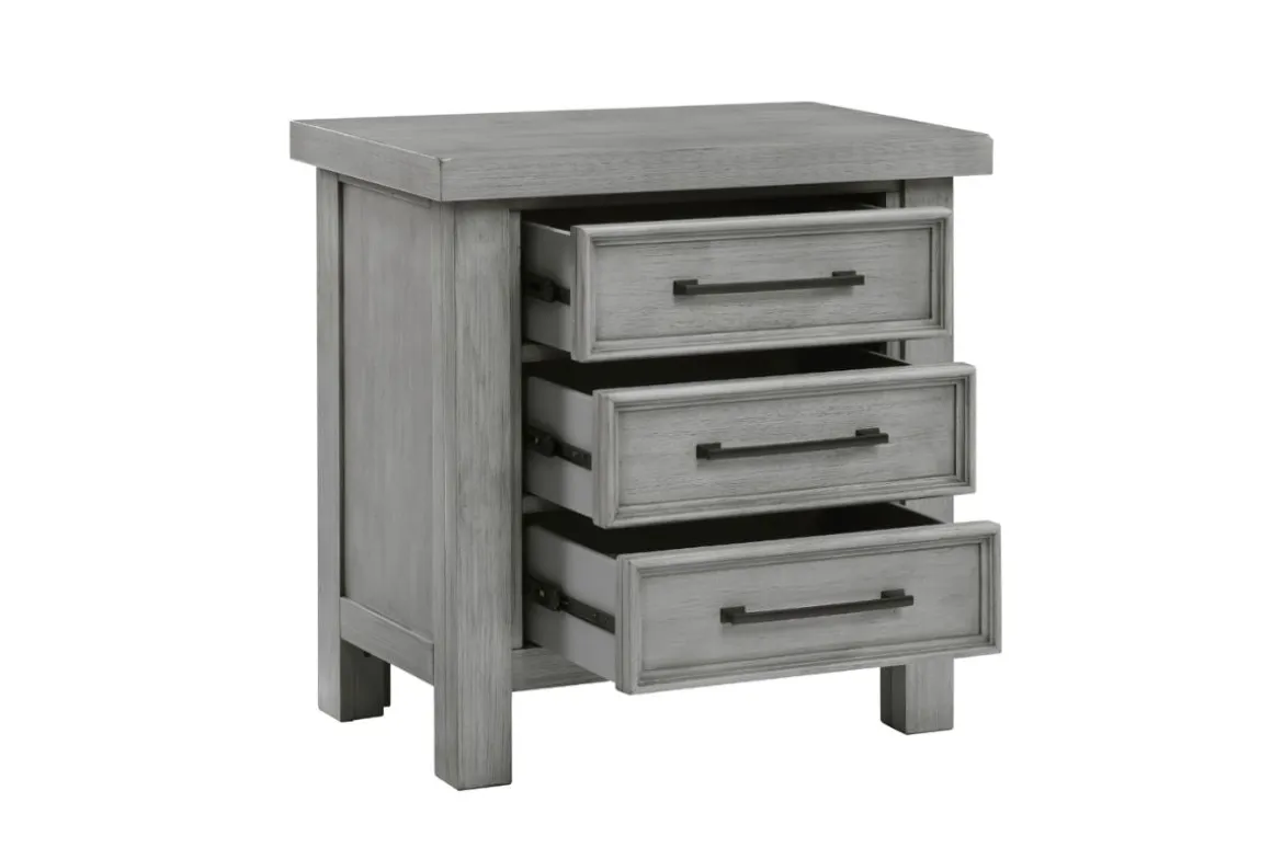 Sonora Nightstand In Antique Gray