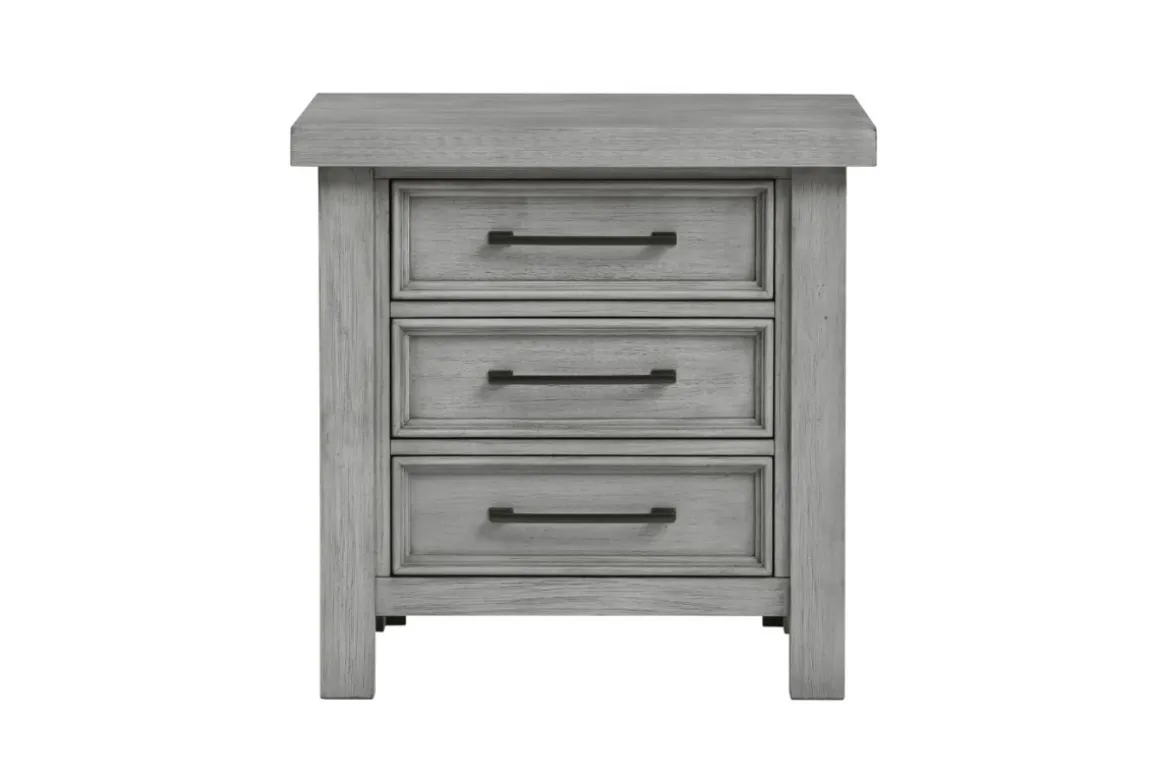 Sonora Nightstand In Antique Gray