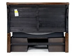 Sonora Sleigh Bed W/ Storage In Brown, Queen