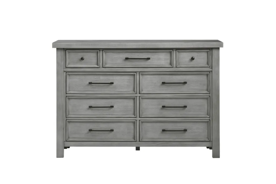 Sonora Sleigh Bed W/ Storage, Dresser, Mirror & Nightstand In Brown, Queen