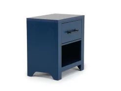 St Regis Panel Headboard, Dresser, Mirror & Nightstand In White, Twin