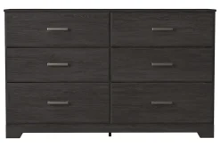 Stelsie Dresser In Dark Charcoal