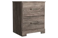 Stelsie Nightstand In Dark Charcoal