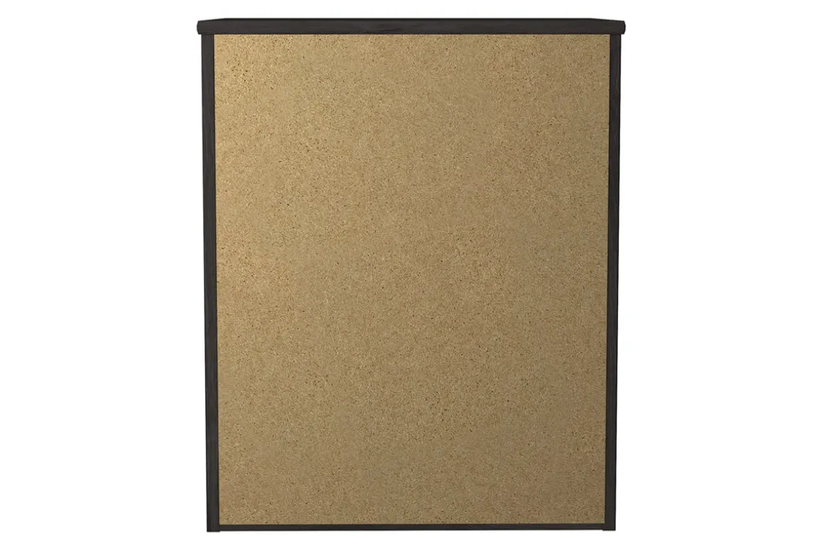 Stelsie Nightstand In Dark Charcoal