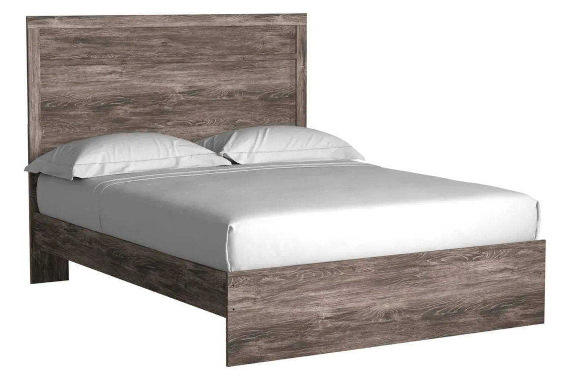 Stelsie Panel Bed In Gray, Full