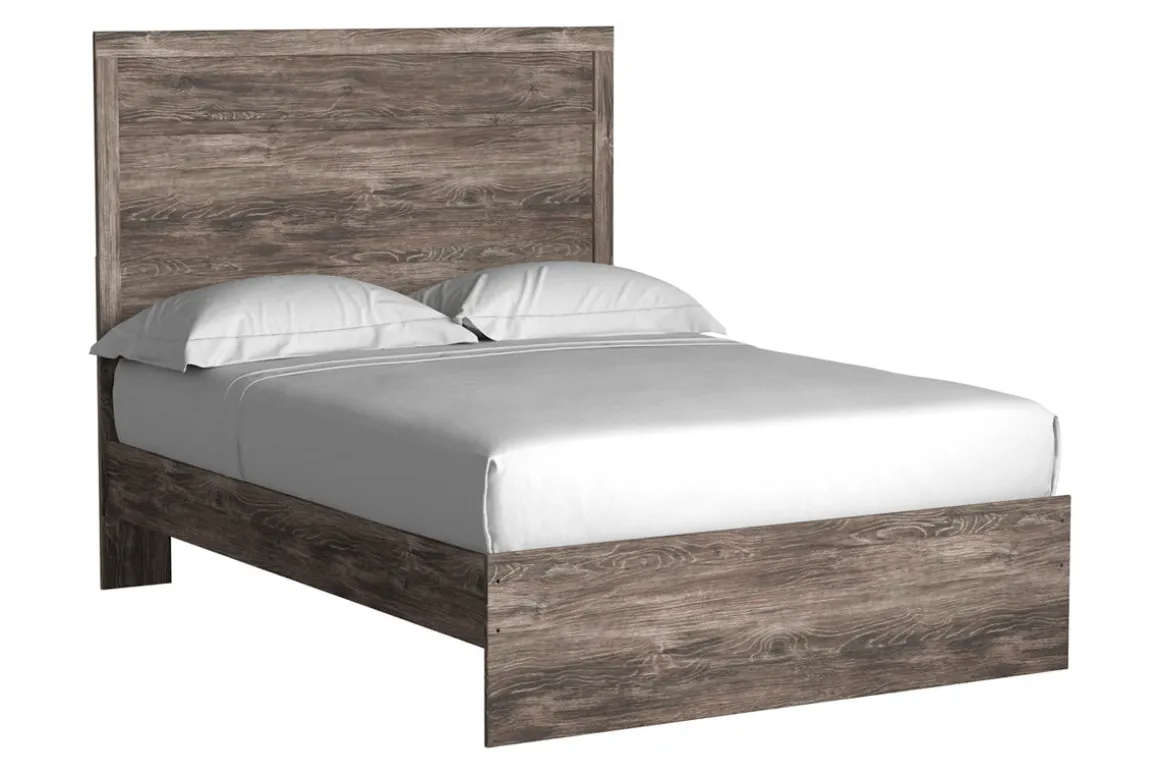 Stelsie Panel Bed In Gray, Full