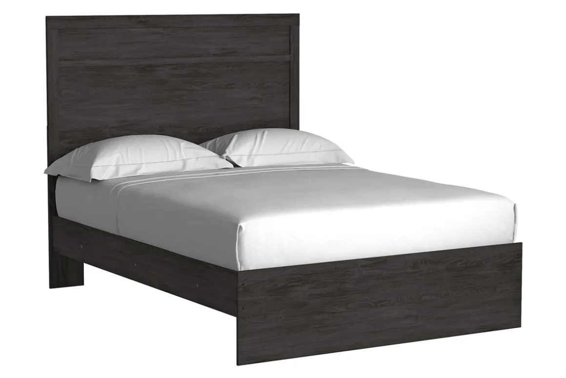 Stelsie Panel Bed In Gray, Full
