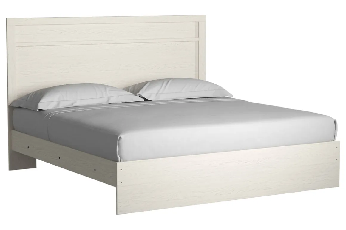 Stelsie Panel Bed In Gray, Full