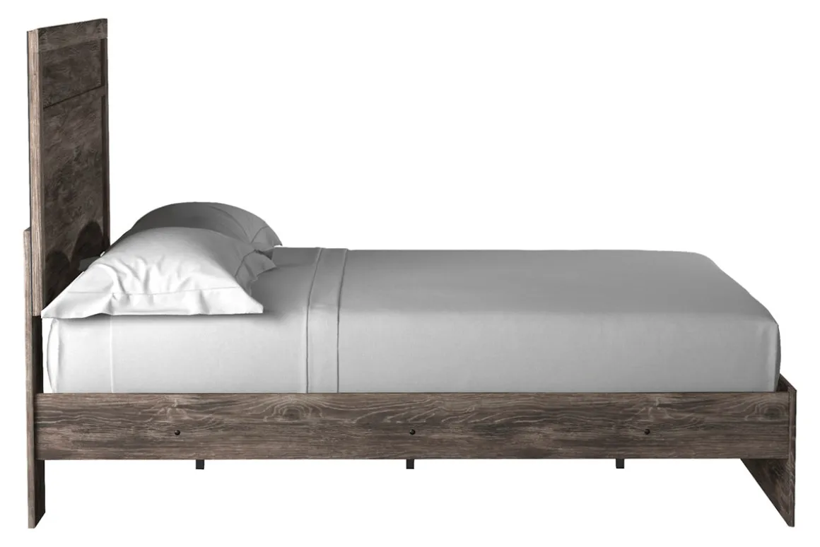 Stelsie Panel Bed In Gray, Full