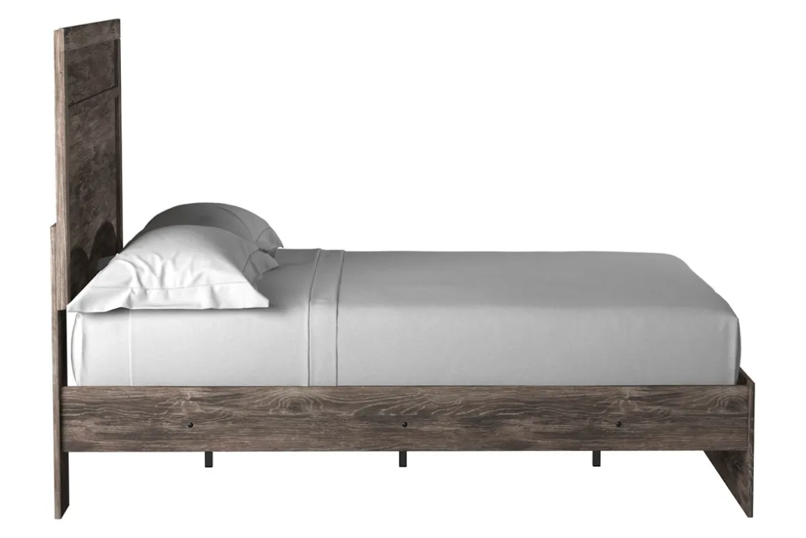 Stelsie Panel Bed In Gray, Full