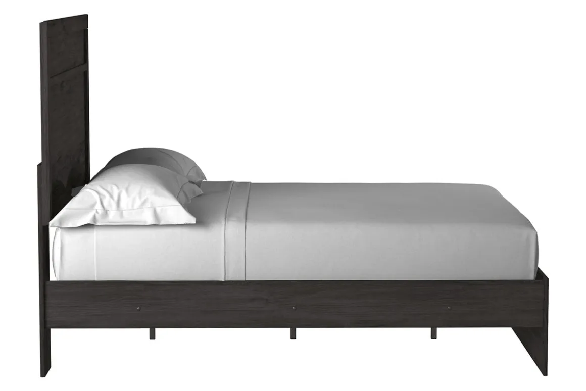 Stelsie Panel Bed In Gray, Full