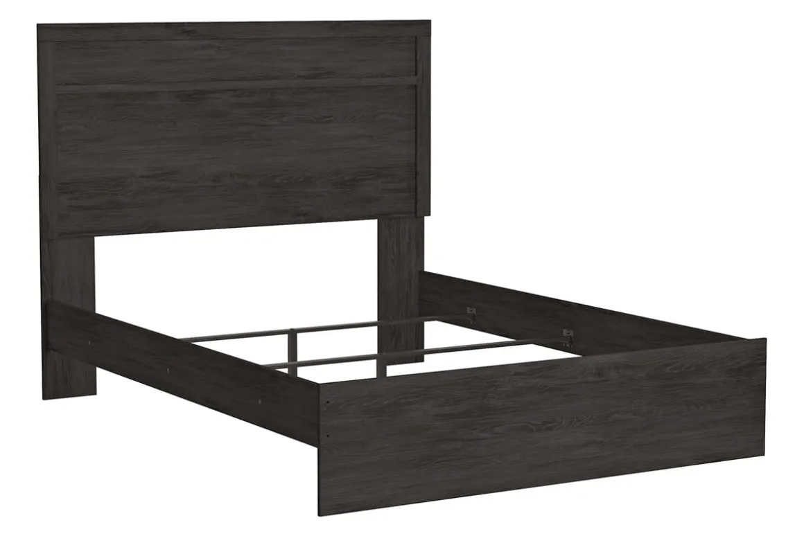 Stelsie Panel Bed In Gray, Full