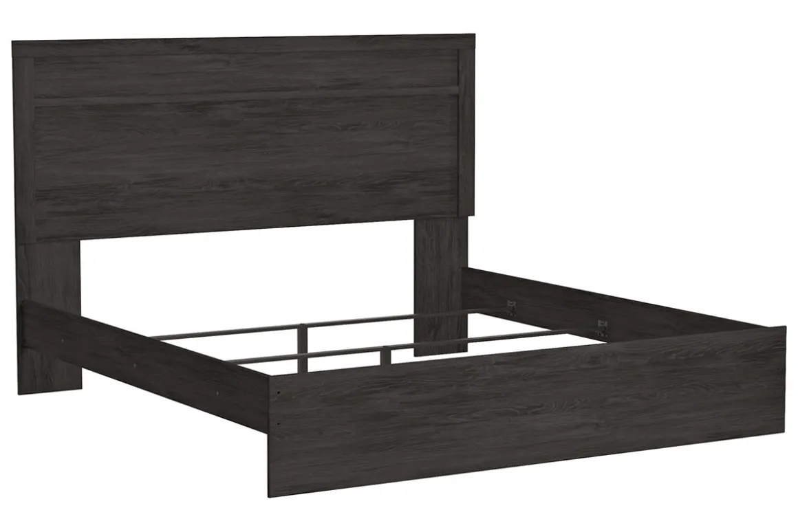 Stelsie Panel Bed In Gray, Full