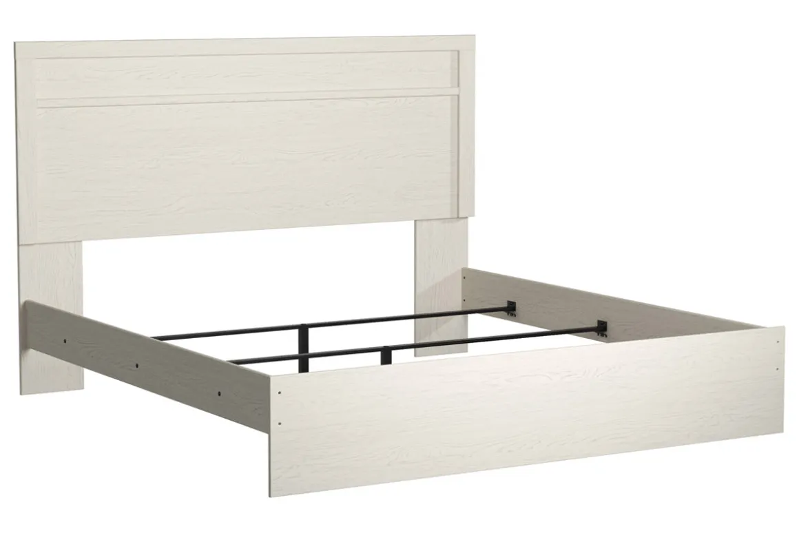 Stelsie Panel Bed In Gray, Full