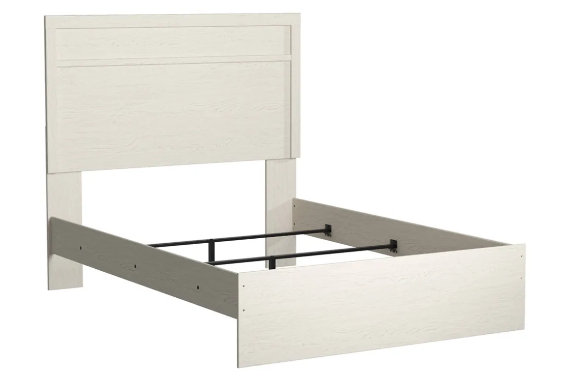 Stelsie Panel Bed In Gray, Full