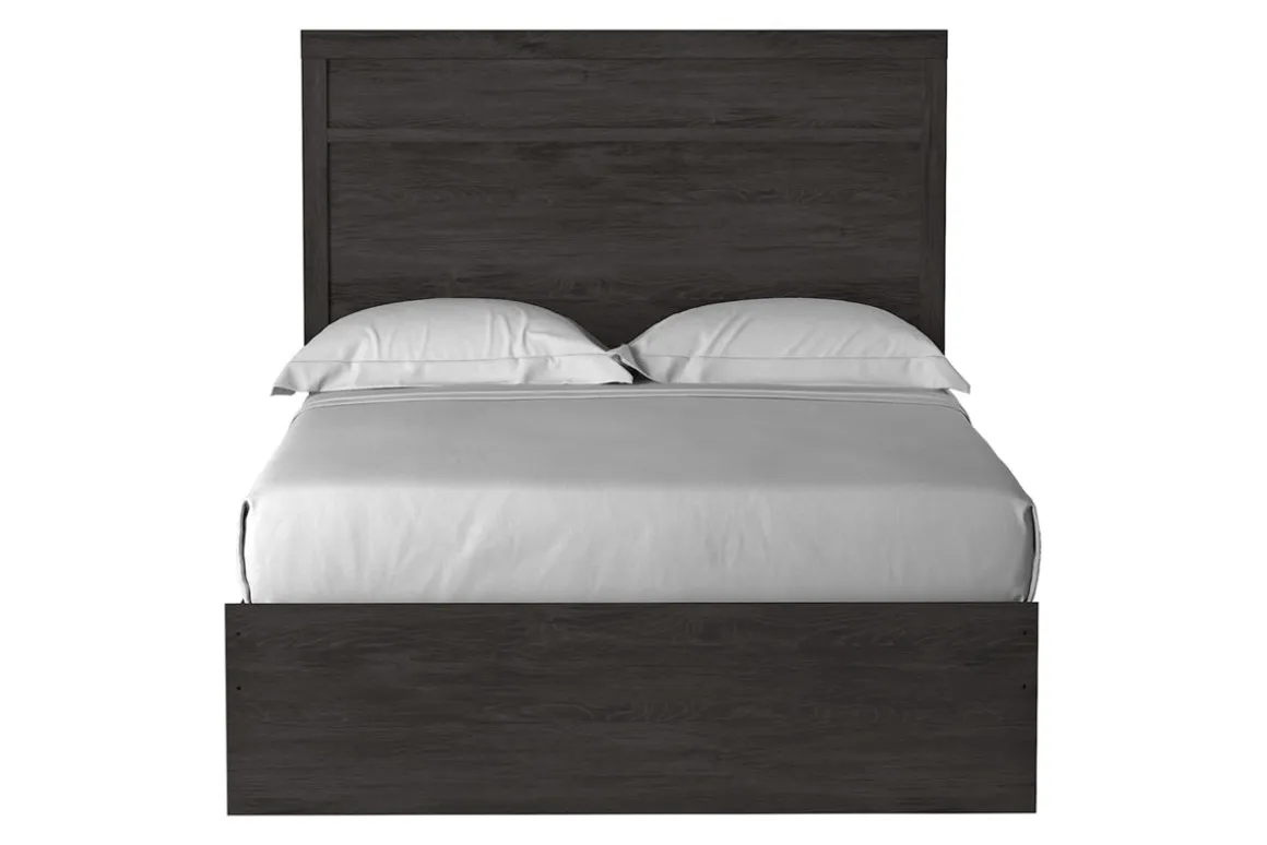 Stelsie Panel Bed In Gray, Full