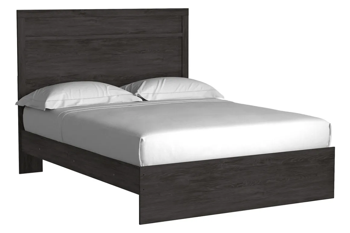Stelsie Panel Bed In Gray, Full