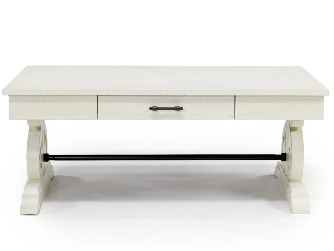 Stone Coffee Table In White