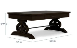 Stone Coffee Table In White