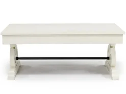 Stone Coffee Table In White