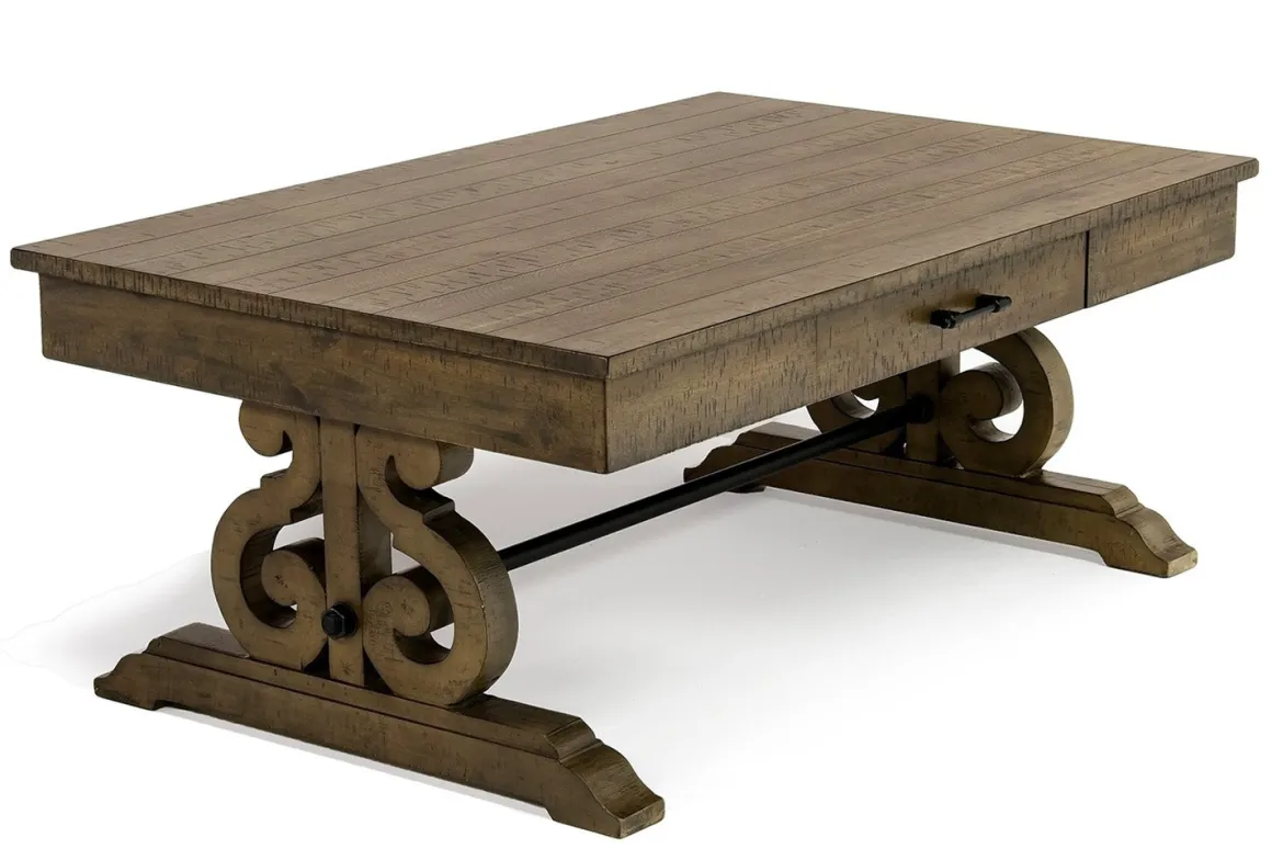 Stone Coffee Table In White