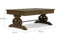 Stone Coffee Table In White