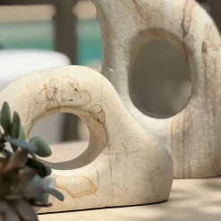 Stoneflow Sculpture, Set Of 2