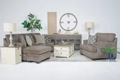 Stonemeade Reversible Sofa Chaise In Nutmeg