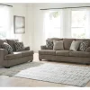 Stonemeade Sofa & Loveseat In Nutmeg