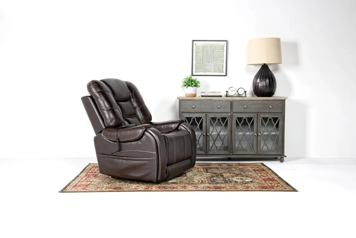 Str 3 Power Lift Chair W/ Wireless Charger In Gunmetal