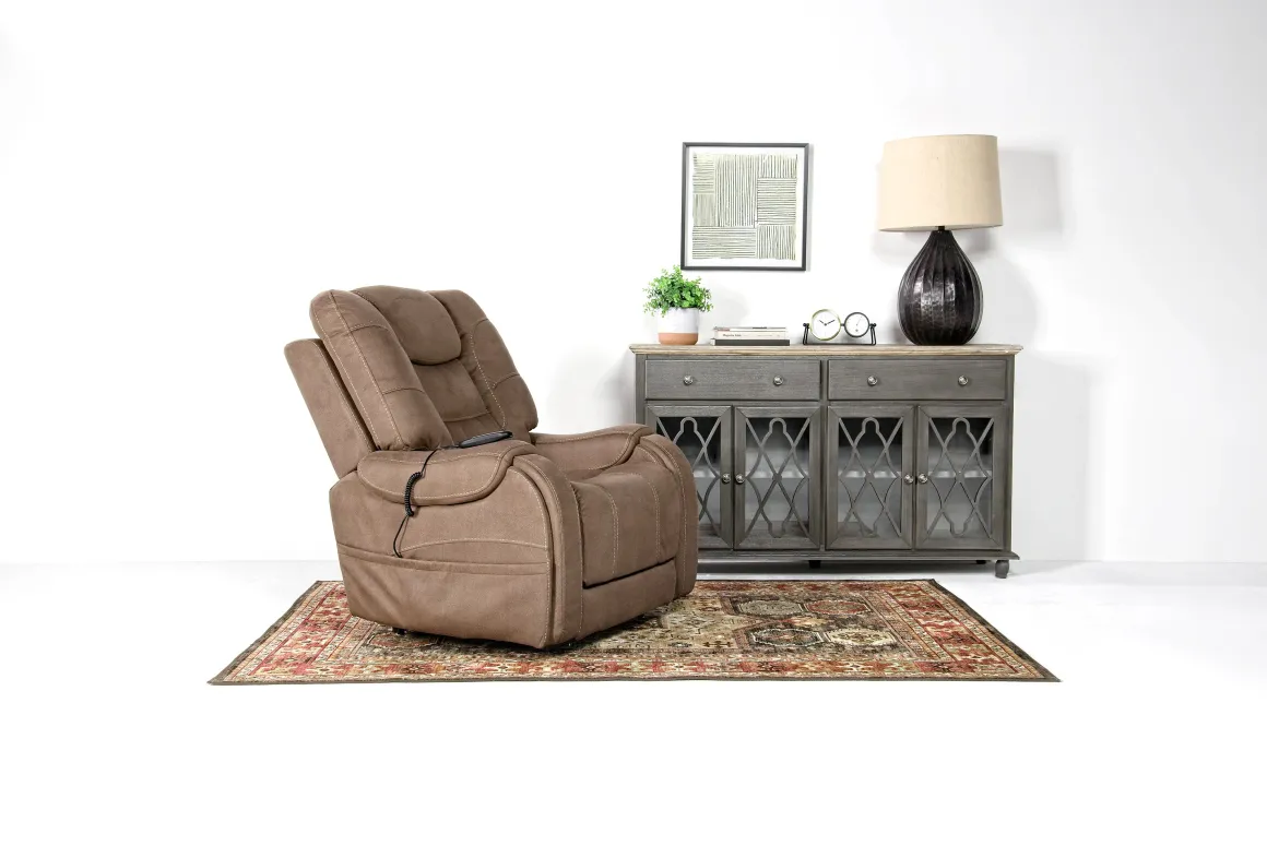 Str 3 Power Lift Chair W/ Wireless Charger In Gunmetal