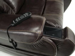 Str 3 Power Lift Chair W/ Wireless Charger In Gunmetal