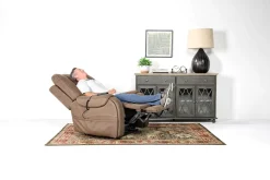 Str 3 Power Lift Chair W/ Wireless Charger In Gunmetal