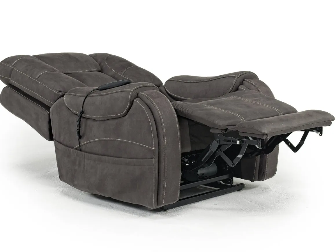 Str 3 Power Lift Chair W/ Wireless Charger In Gunmetal