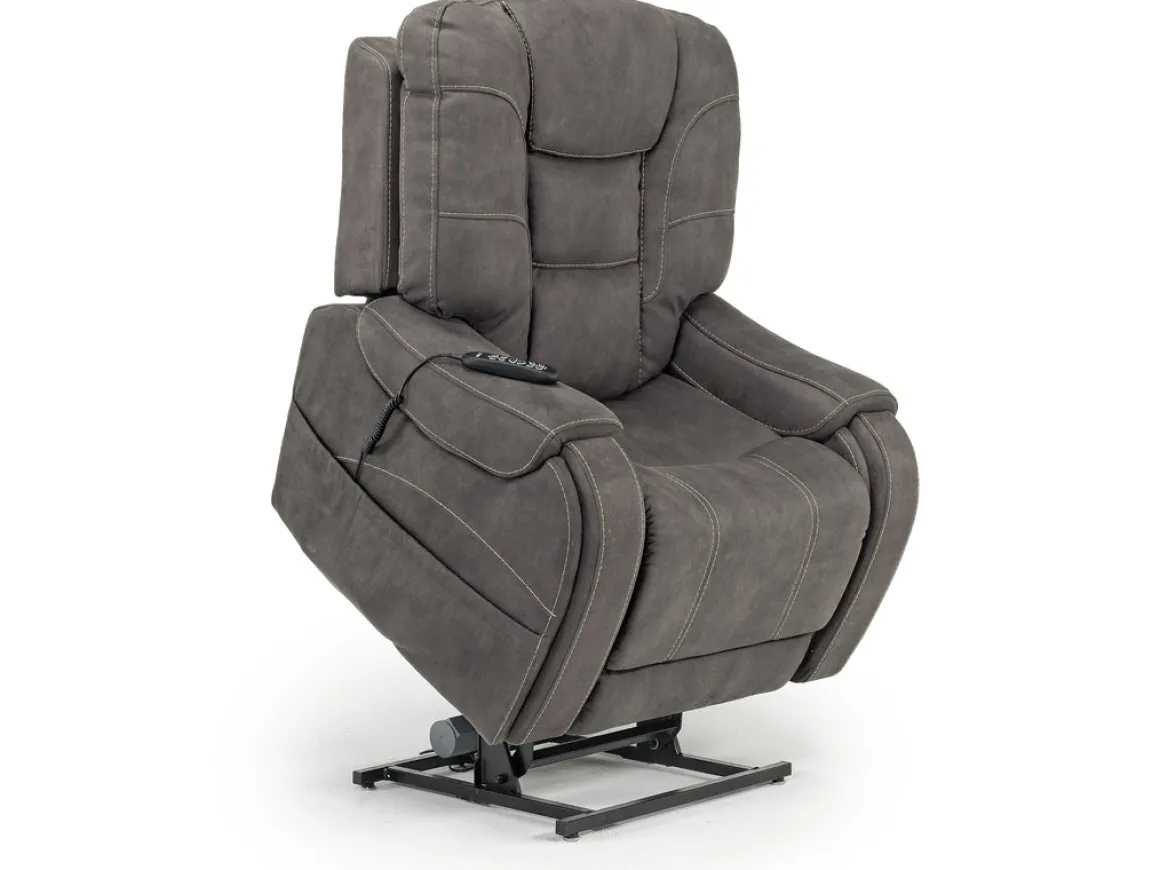 Str 3 Power Lift Chair W/ Wireless Charger In Gunmetal