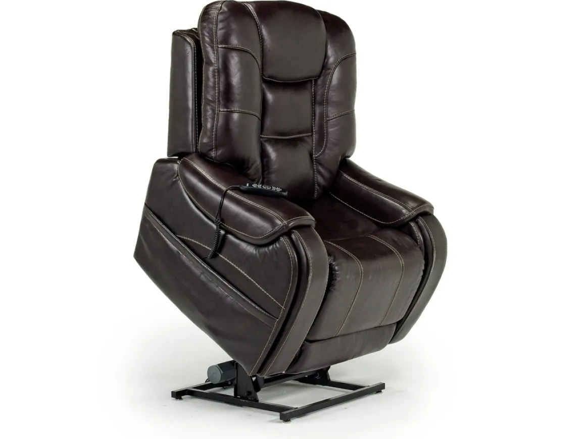 Str 3 Power Lift Chair W/ Wireless Charger In Gunmetal