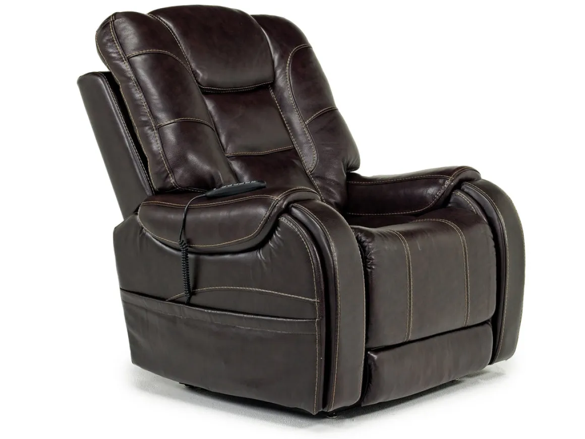 Str 3 Power Lift Chair W/ Wireless Charger In Gunmetal