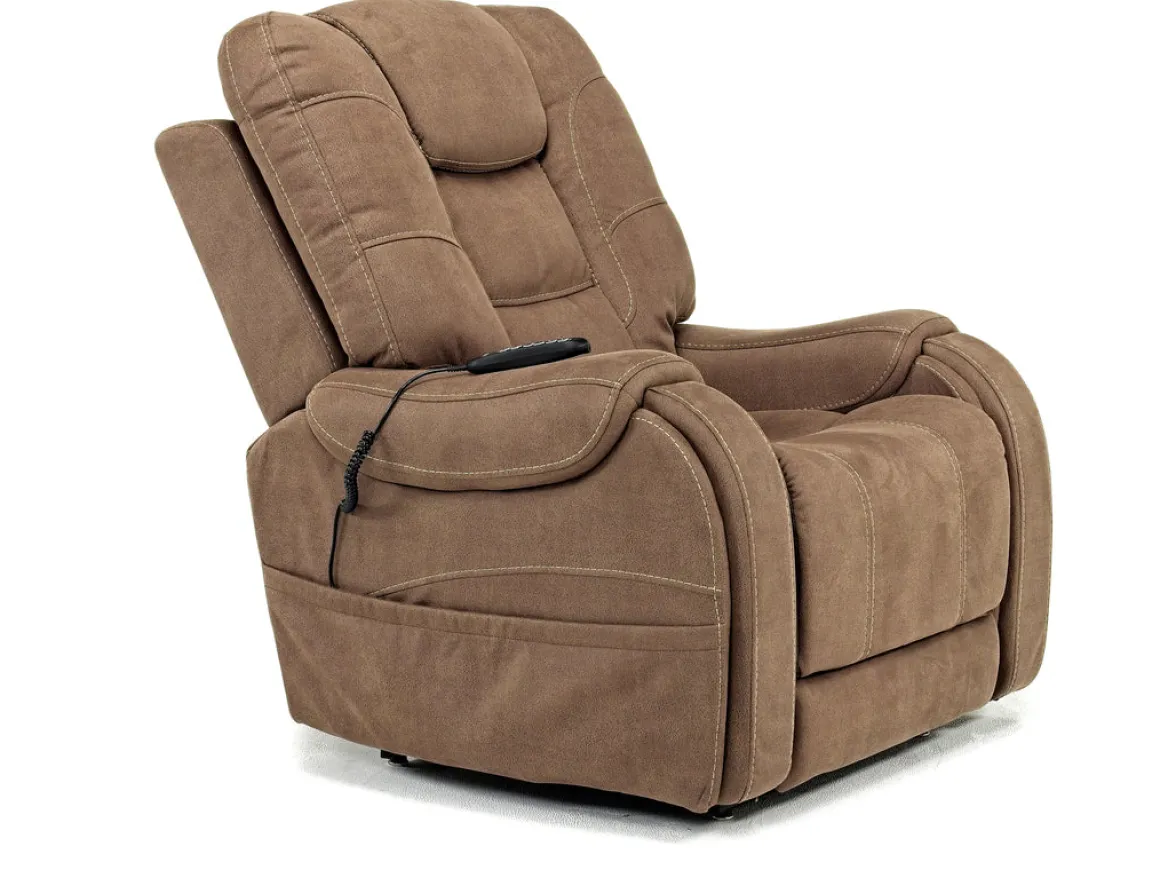 Str 3 Power Lift Chair W/ Wireless Charger In Gunmetal