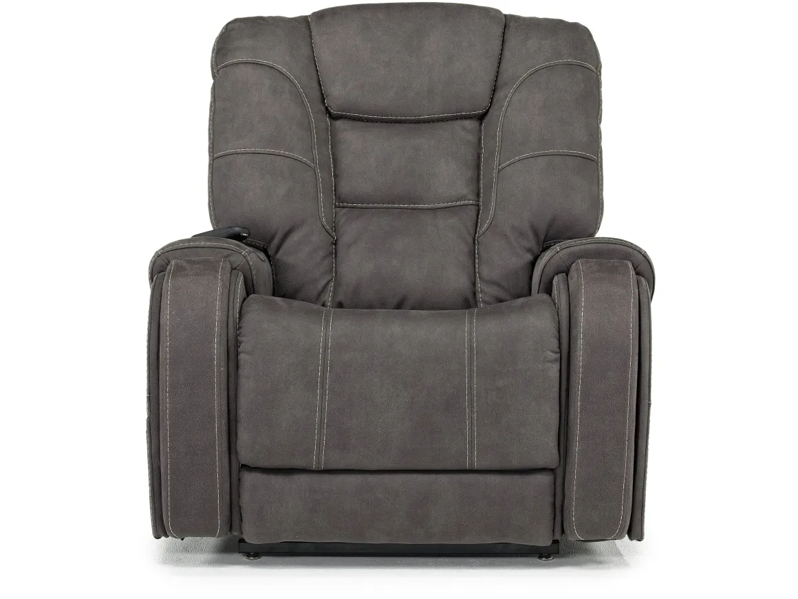 Str 3 Power Lift Chair W/ Wireless Charger In Gunmetal