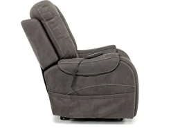 Str 3 Power Lift Chair W/ Wireless Charger In Gunmetal